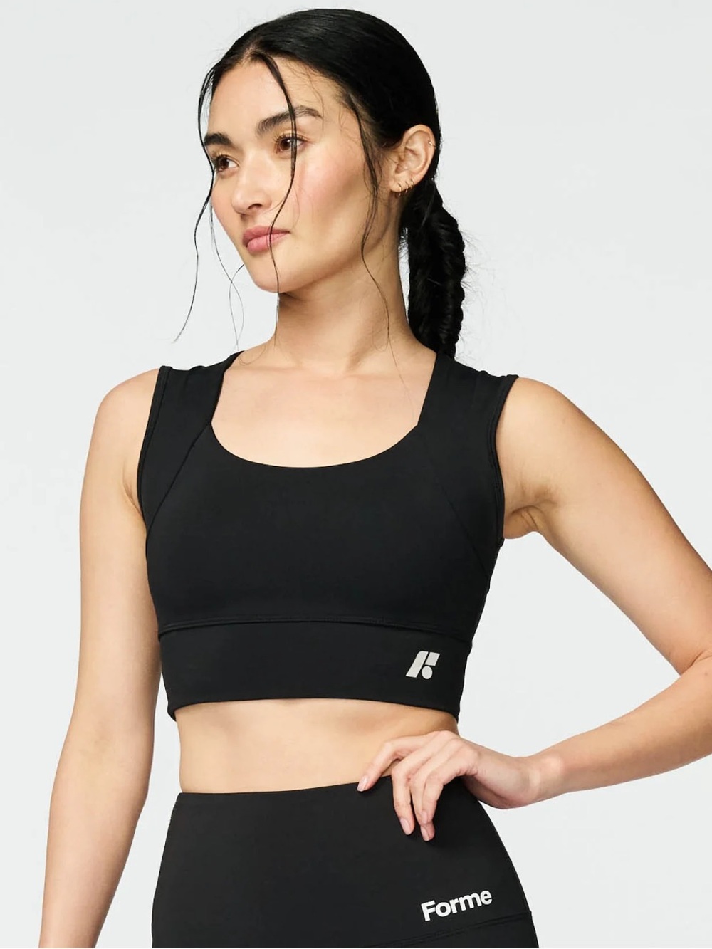 Forme Power Posture Correcting Bra in Obsidian Black Size XL